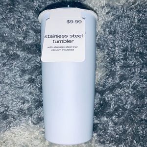 Stainless Steel Tumbler 19oz NWT WHITE